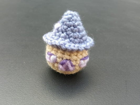 Purple Cottage Keychain