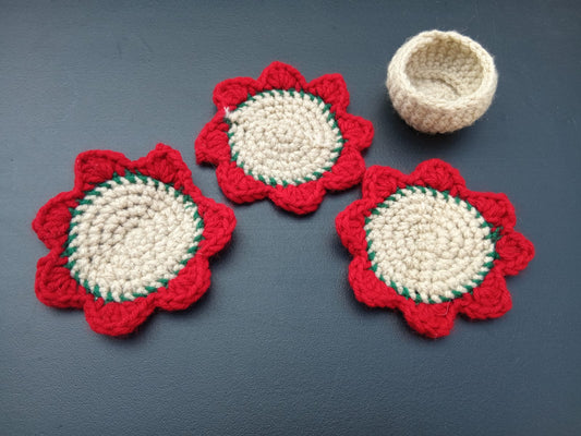 Flower Basket Coasters